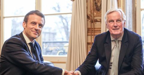Emmanuel Macron and Michel Barnier