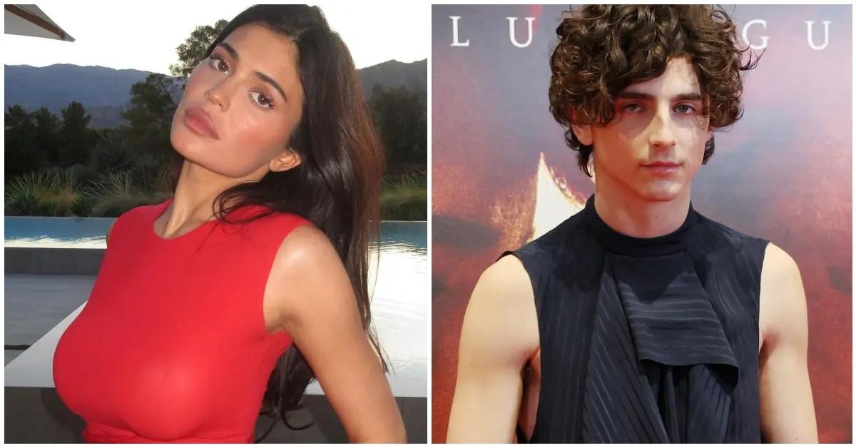 kylie jenner and timothee chalamet