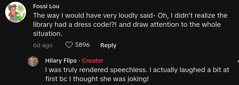 mom dress coded librarian