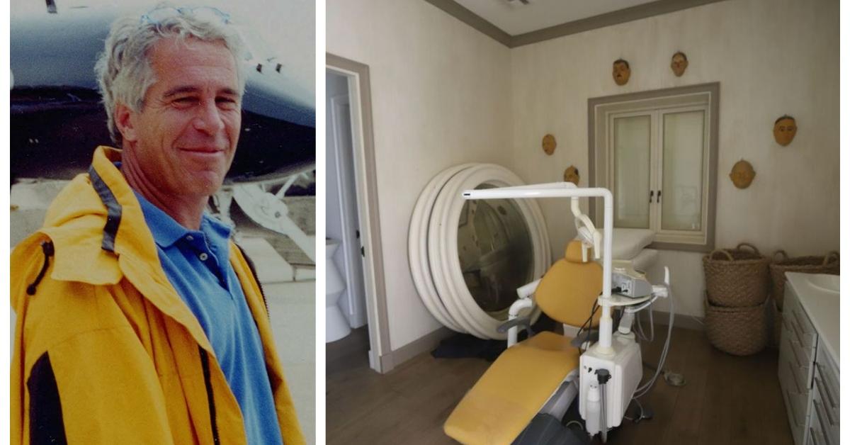 Weird Masks and a Dentist Chair Were Found on Epstein's Island