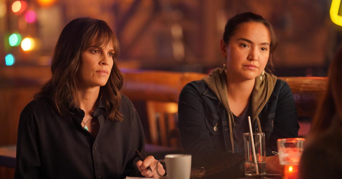 Hilary Swank and Grace Dove in 'Alaska Daily'