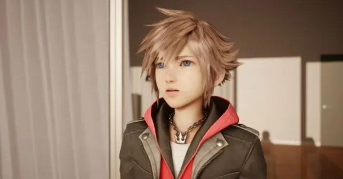 Sora wakes up in Kingdom Hearts.