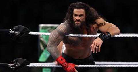 roman reigns in wrestling ring