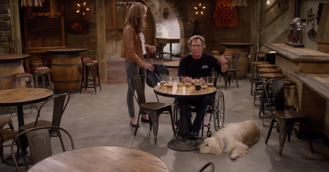 is william fichtner really in a wheelchair
