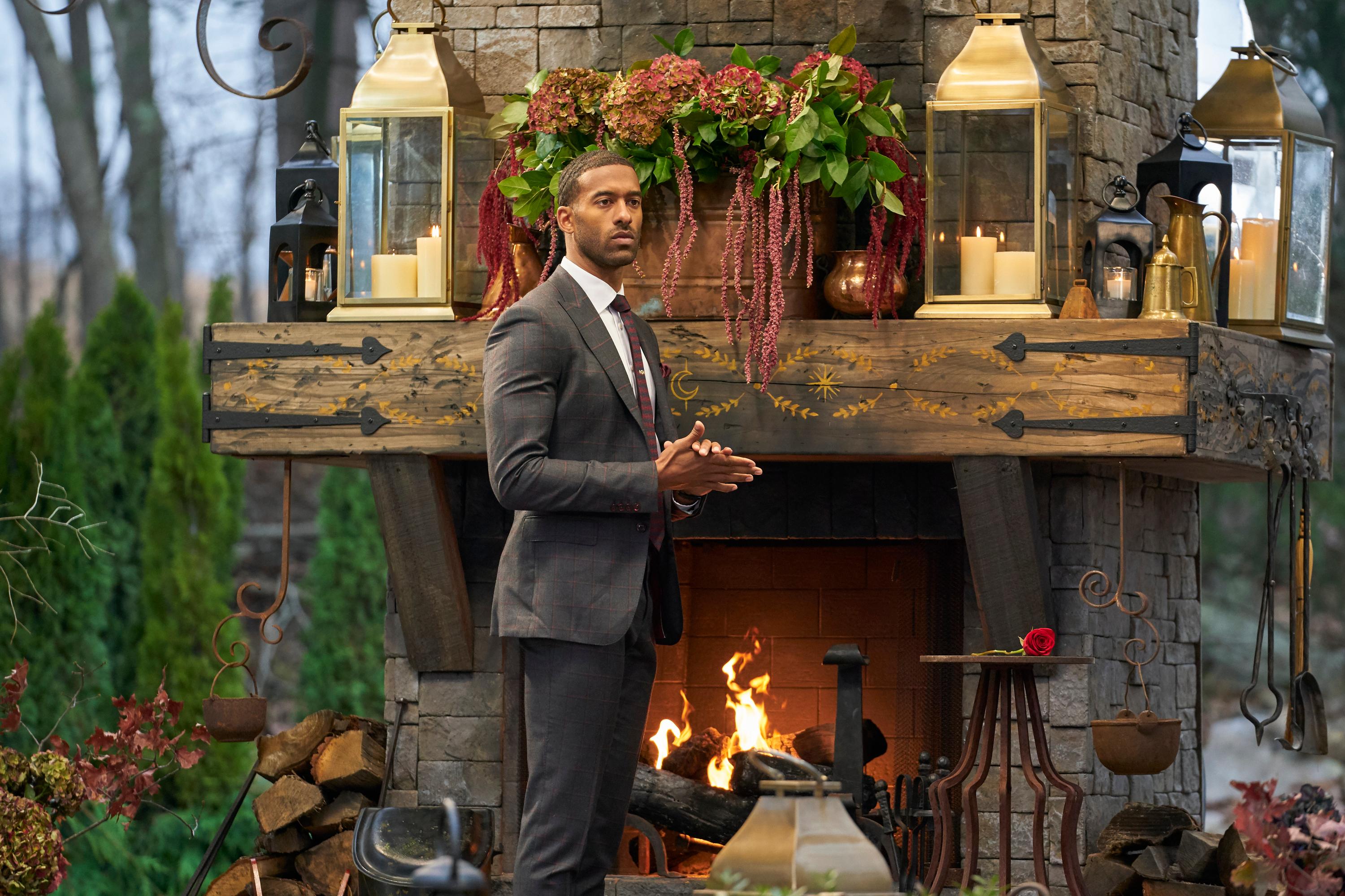 Matt James in 'The Bachelor' finale before ATFR