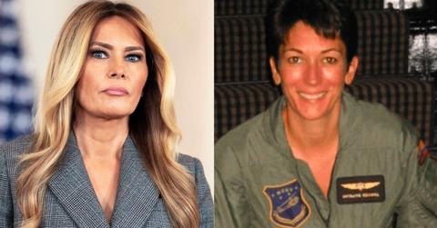 Melania Trump and Ghislaine Maxwell