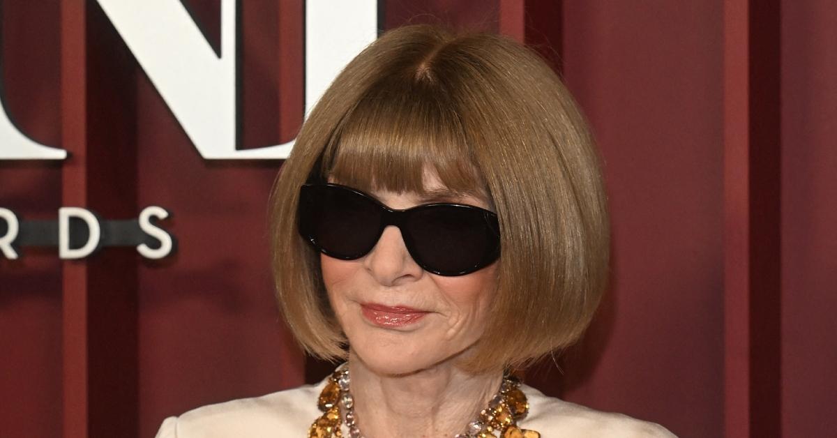 Anna Wintour at the Tony Awards in June 2025.