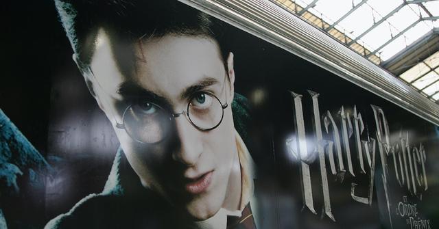 A 'Harry Potter and the Order of the Phoenix' poster in a Paris railway station in 2007