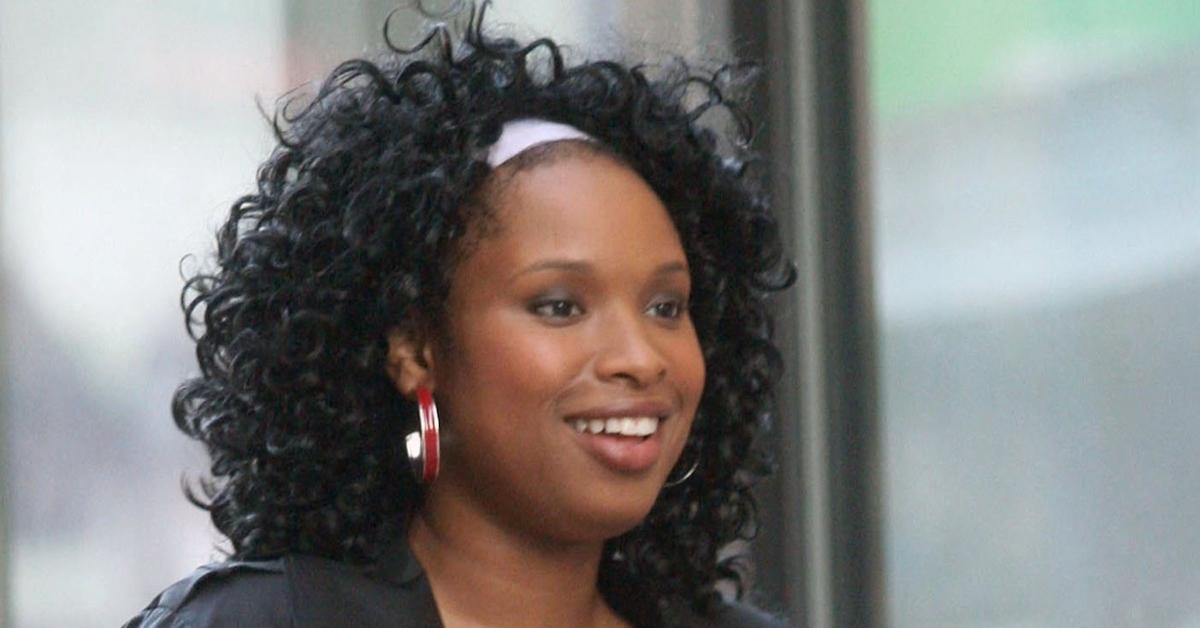 Jennifer Hudson filming 'Sex and the City — The Movie' in 2007.