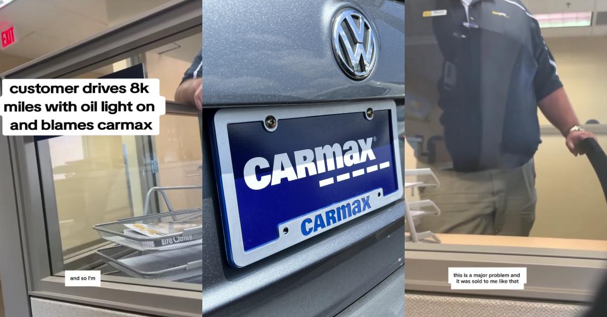 Customer Blames CarMax for Running Out of Oil