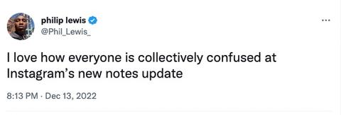 tweet about instagram notes