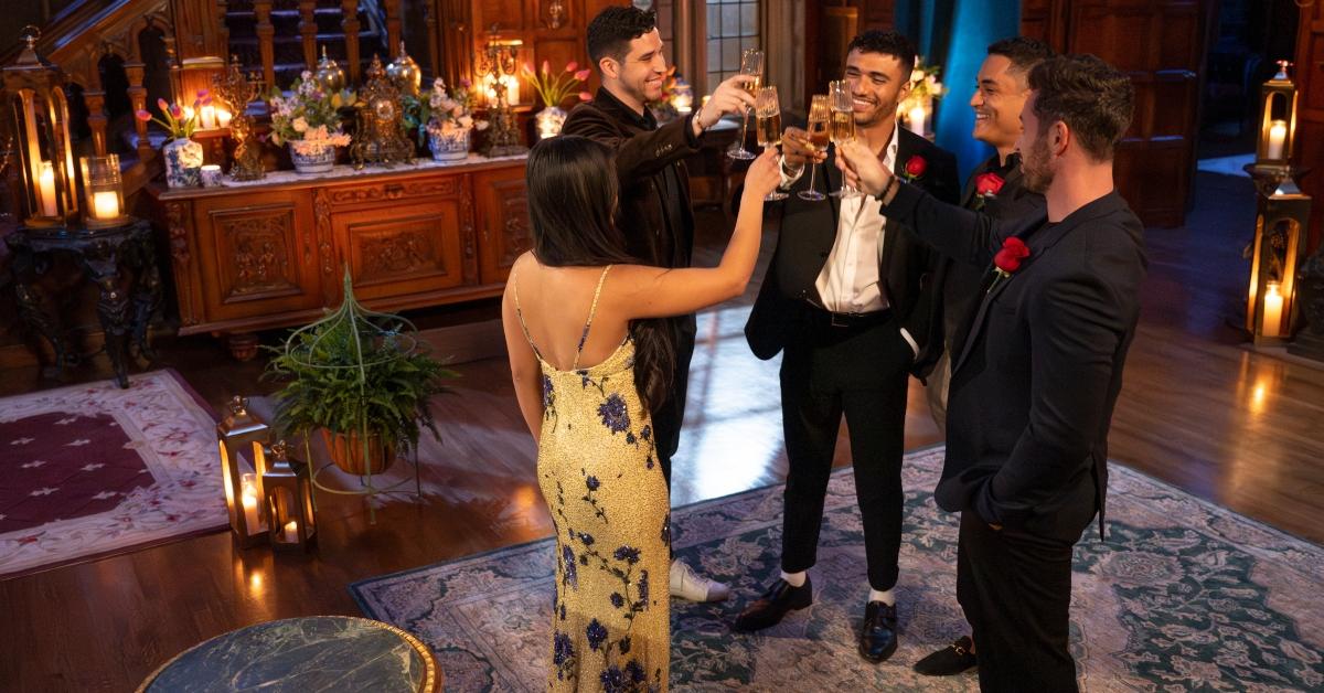 Jenn Trasn with her final four on The Bachelorette