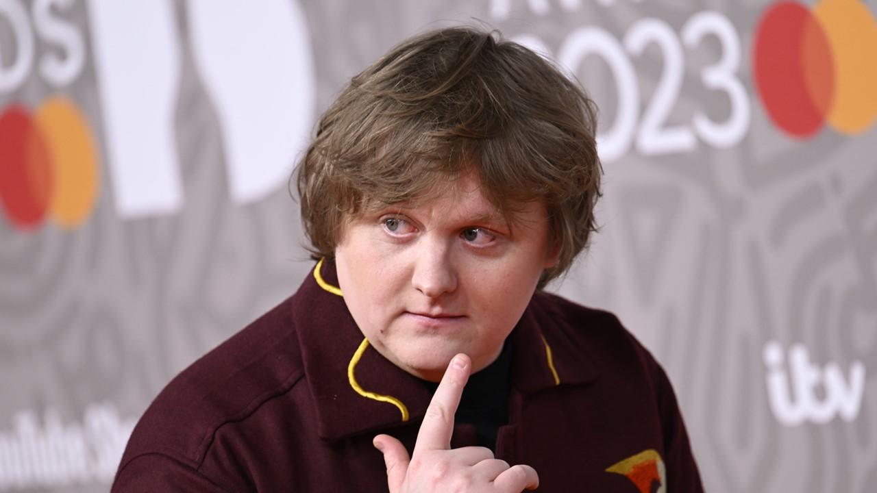 Lewis Capaldi at The BRIT Awards 2023 on Feb. 11, 2023, in London