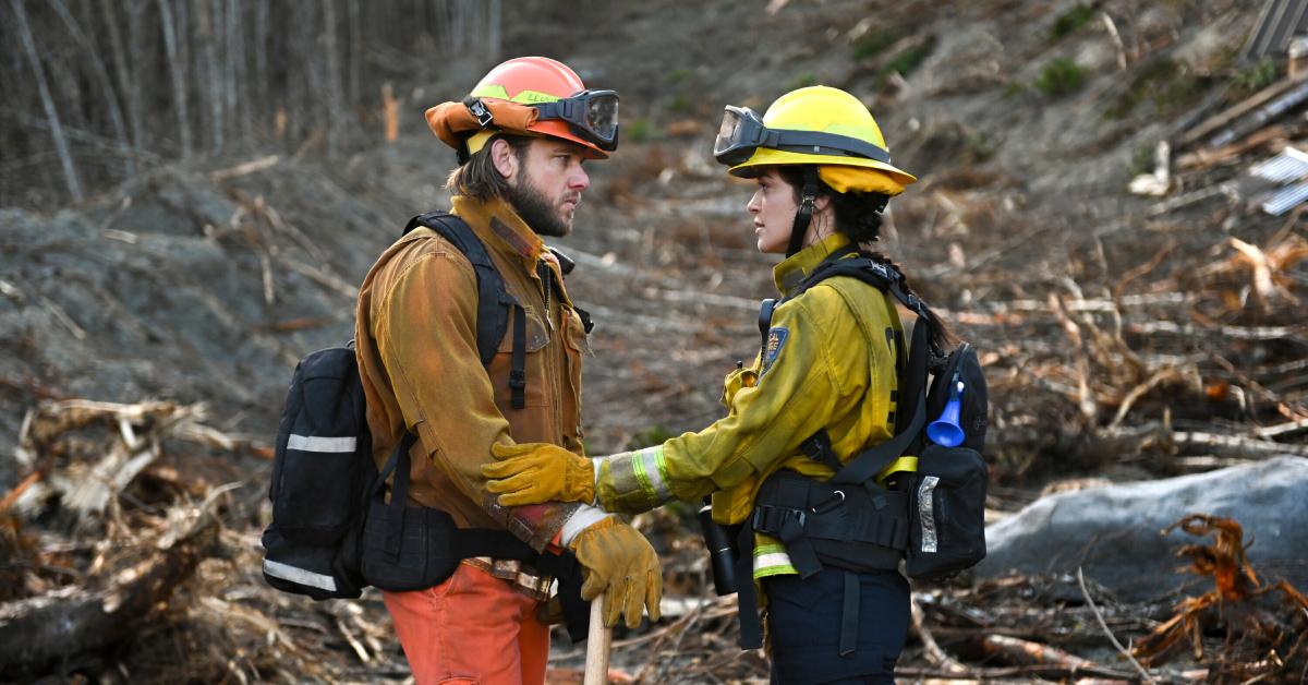 Bode and Gabriela have a serious talk during the Season 1 finale of 'Fire Country'