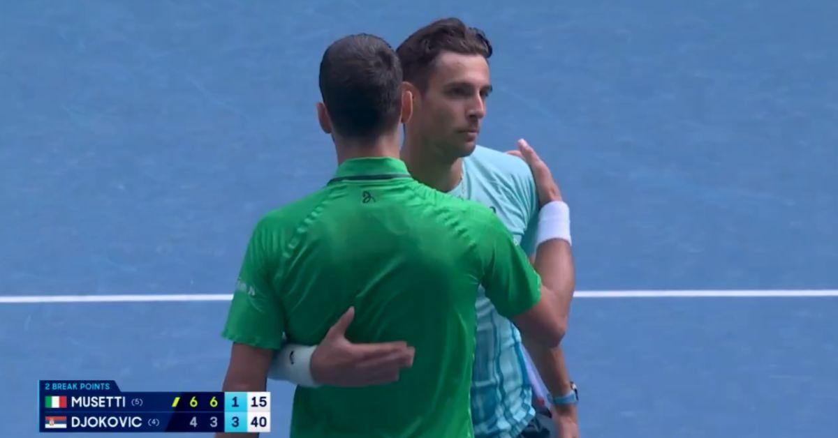 Why Did Musetti Retire Against Djokovic?