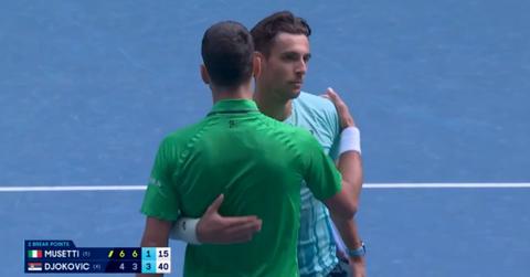 Why Did Musetti Retire Against Djokovic?