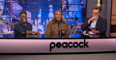 (l-r): Kevin Hart, Kenan Thompson, and Jon Hamm