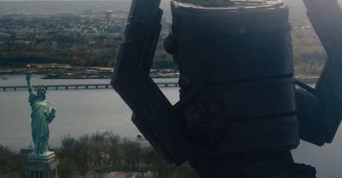 Galactus, Statue of Liberty, 'Fantastic Four'