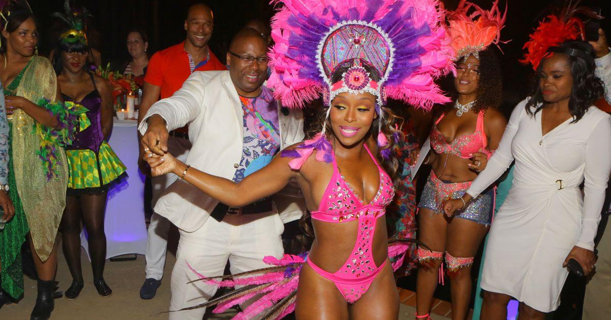 Gregory Lunceford and Quad Webb-Lunceford attends Quad Webb Luncefords Birthday celebration on May 25, 2016 in Atlanta