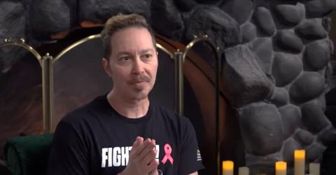 Sam Riegel in the video informing viewers of his cancer diagnosis