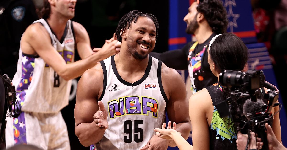 Myles Garrett played in the 2022 NBA All-Star Celebrity Game.