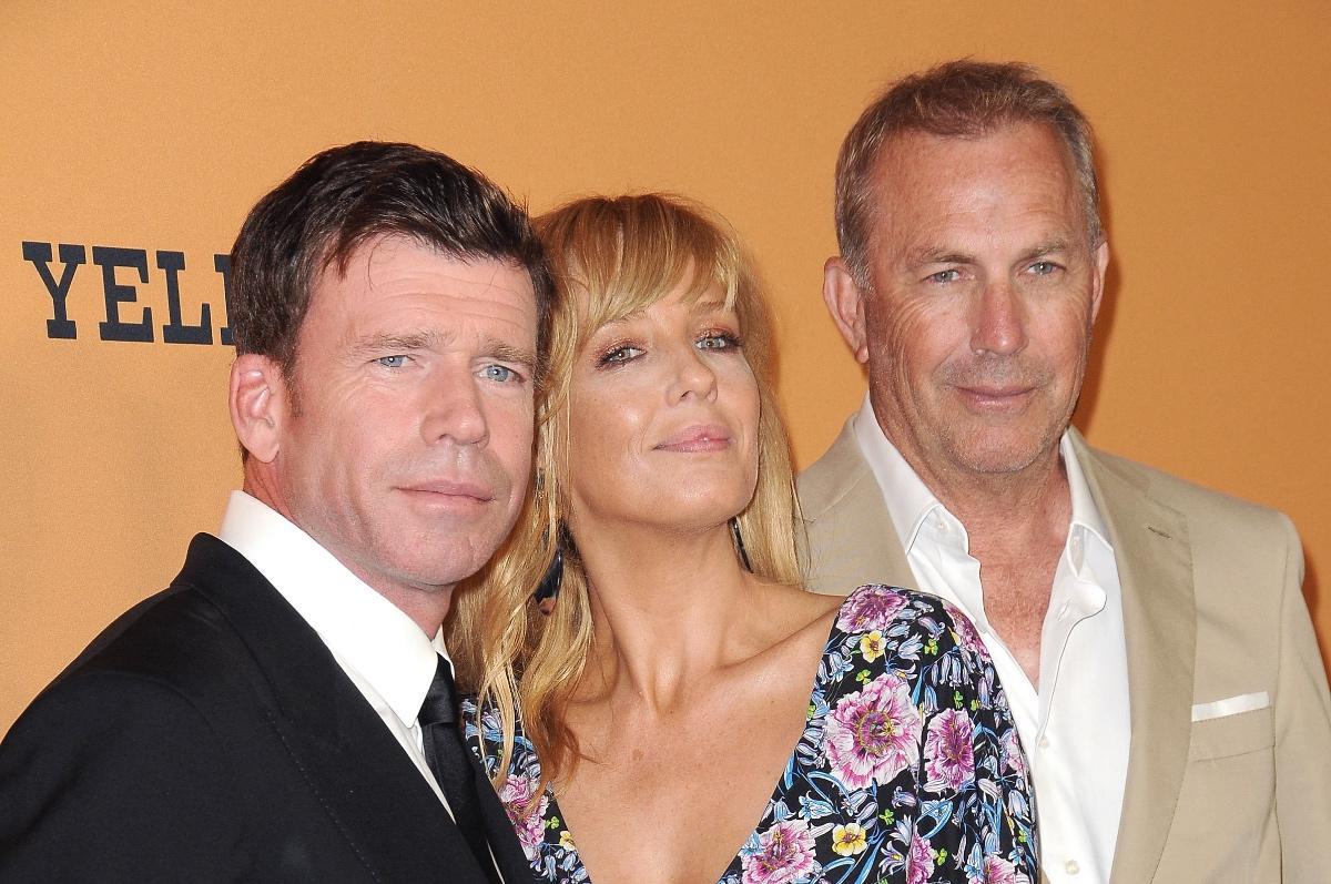 Taylor Sheridan, Kelly Reilly, Kevin Costner