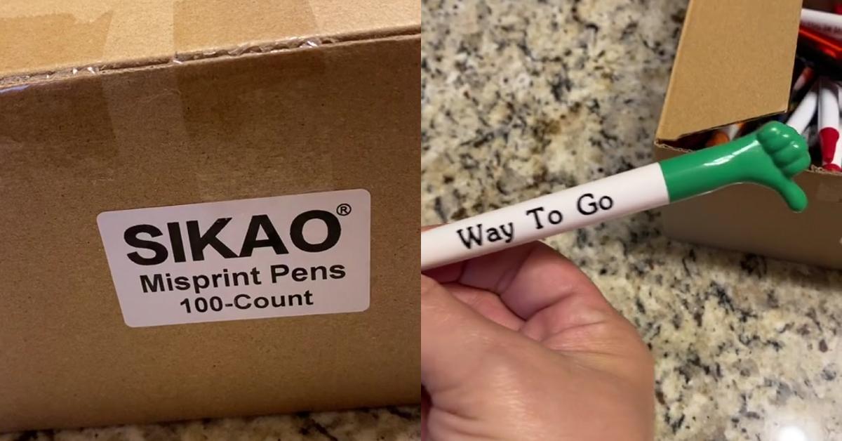 Mom Buys Box of “Misprint Pens” and the Results Are Hilarious