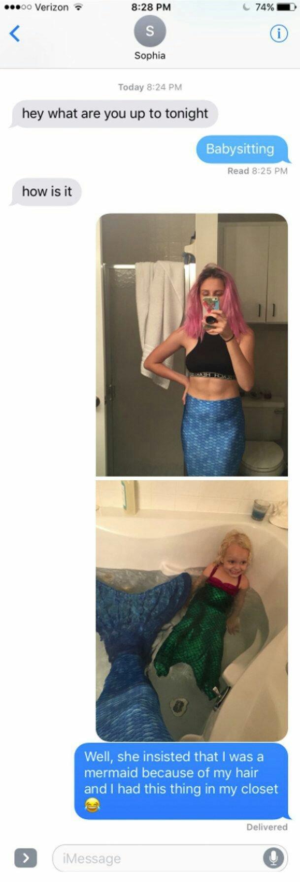 mermaid babysitter