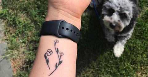 NEDA tattoo on the wrist