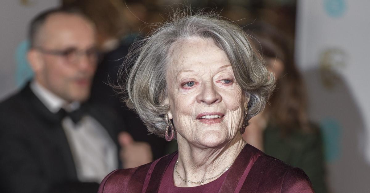 Dame Maggie Smith on the red carpet