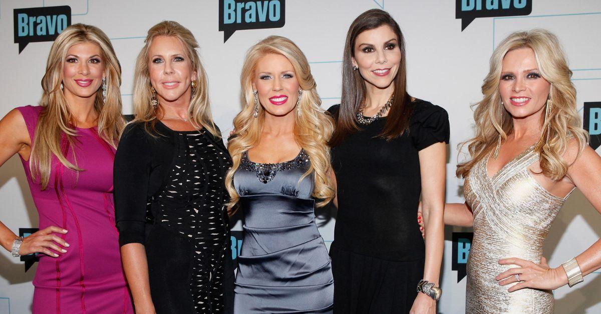 (l-r): lexis Bellino, Vicki Gunvalson, Gretchen Rossi, Heather Dubrow and Tamra Judge