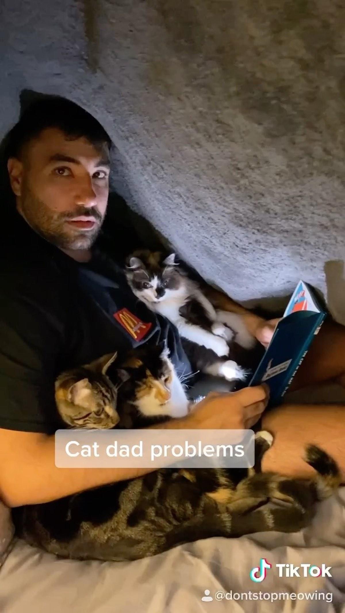 cat dad problems