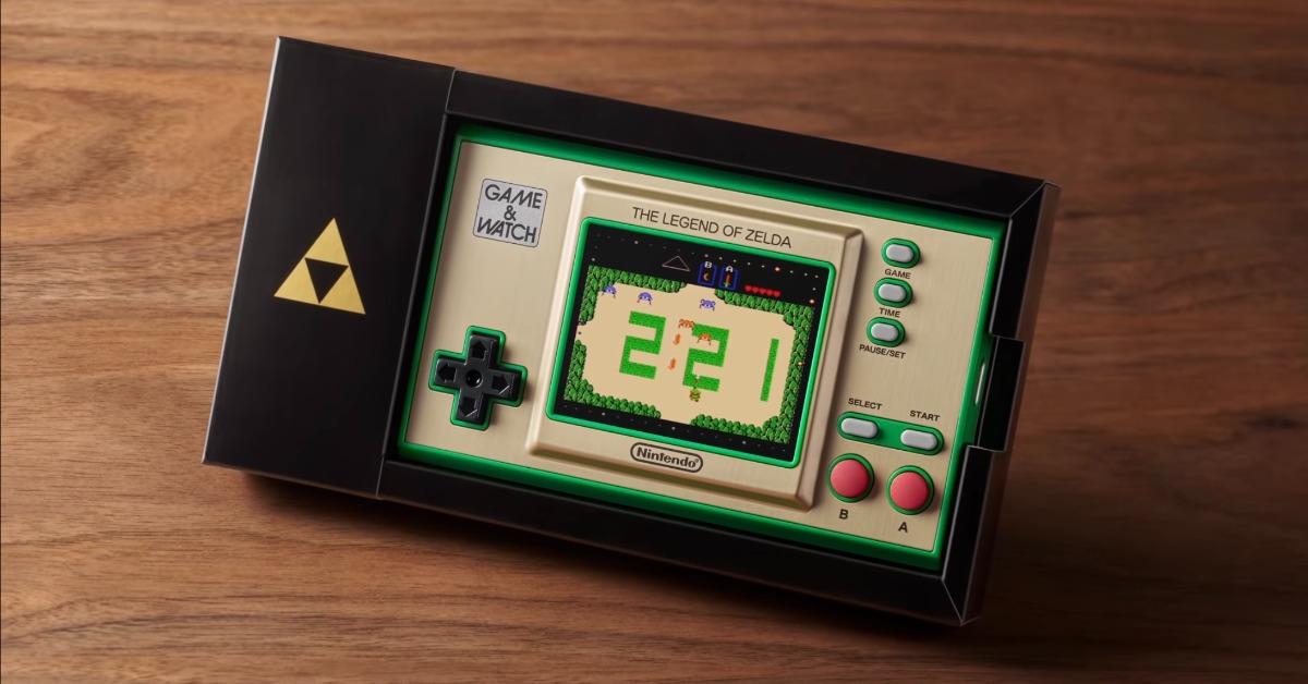 Nintendo Released a 'Zelda' Game and Watch Handheld Device