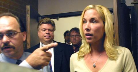 Kim Mathers leaves the courtroom of St. Clair Shores District Court