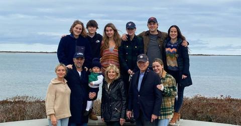 Joe Biden with his kids and grandkids.