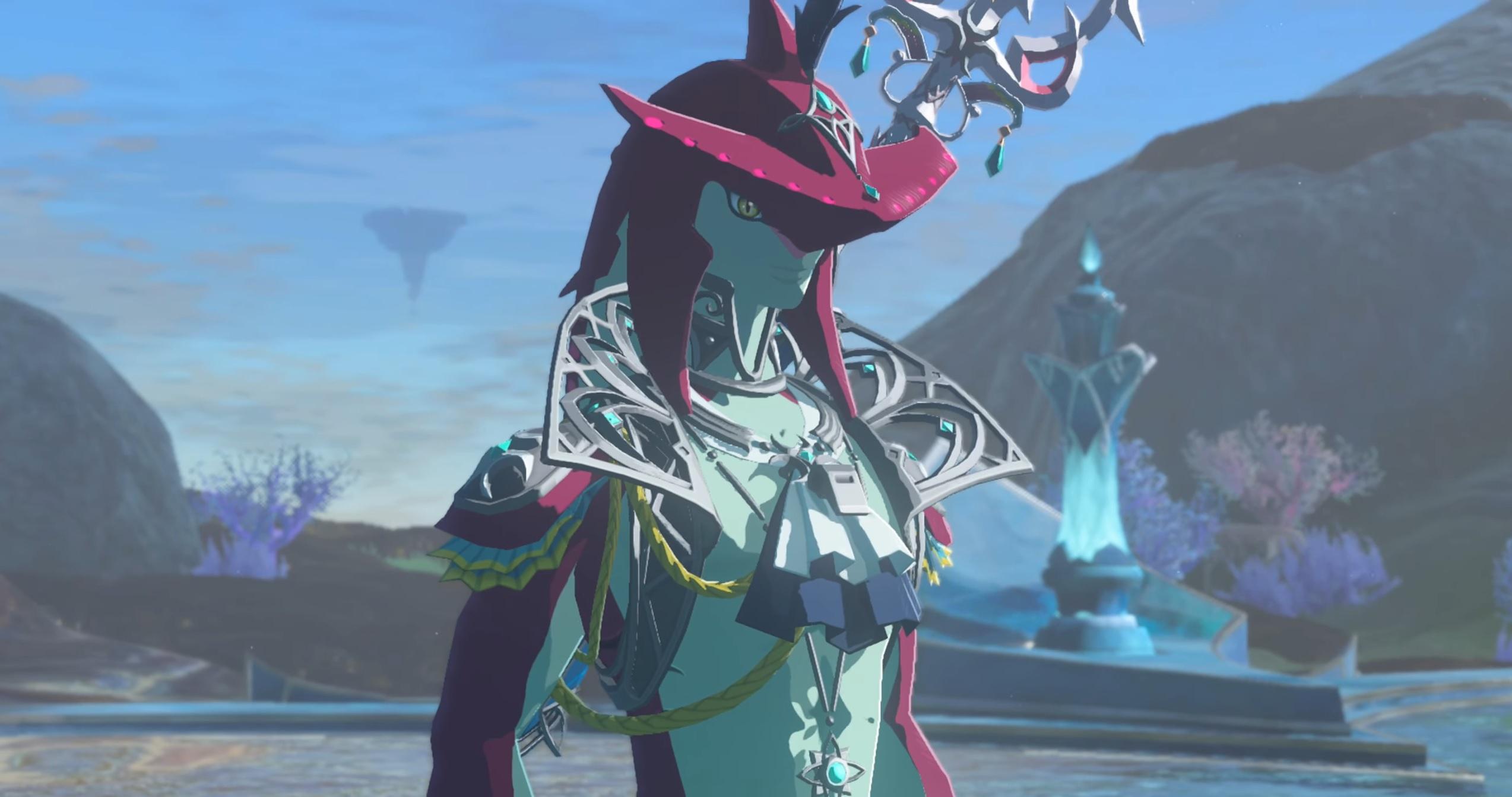 Sidon, a Zora, from 'Tears of the Kingdom.'