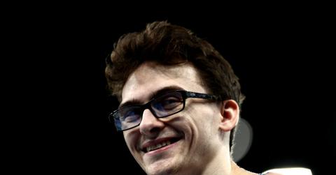 Stephen Nedoroscik wearing glasses