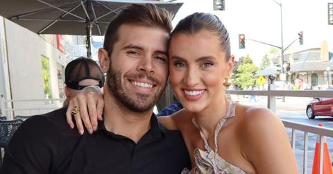 Zach Shallcross and Kaity Biggar in Canada in July 2024.