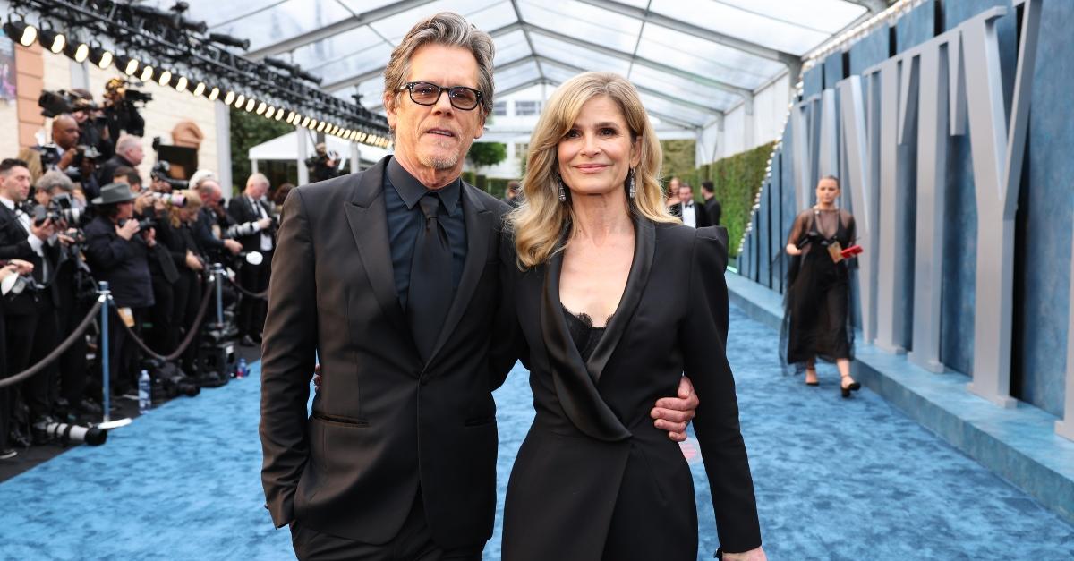 Kevin Bacon and Kyra Sedgwick attend the 2023 Vanity Fair Oscar Party