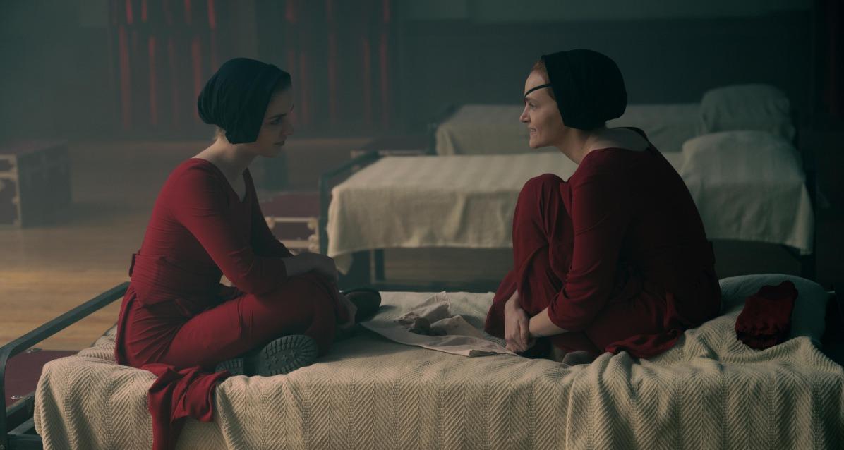 Esther and Janine in 'The Handmaid's Tale'