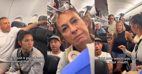 Airplane “Karen” Stands up to Exit Plane Early