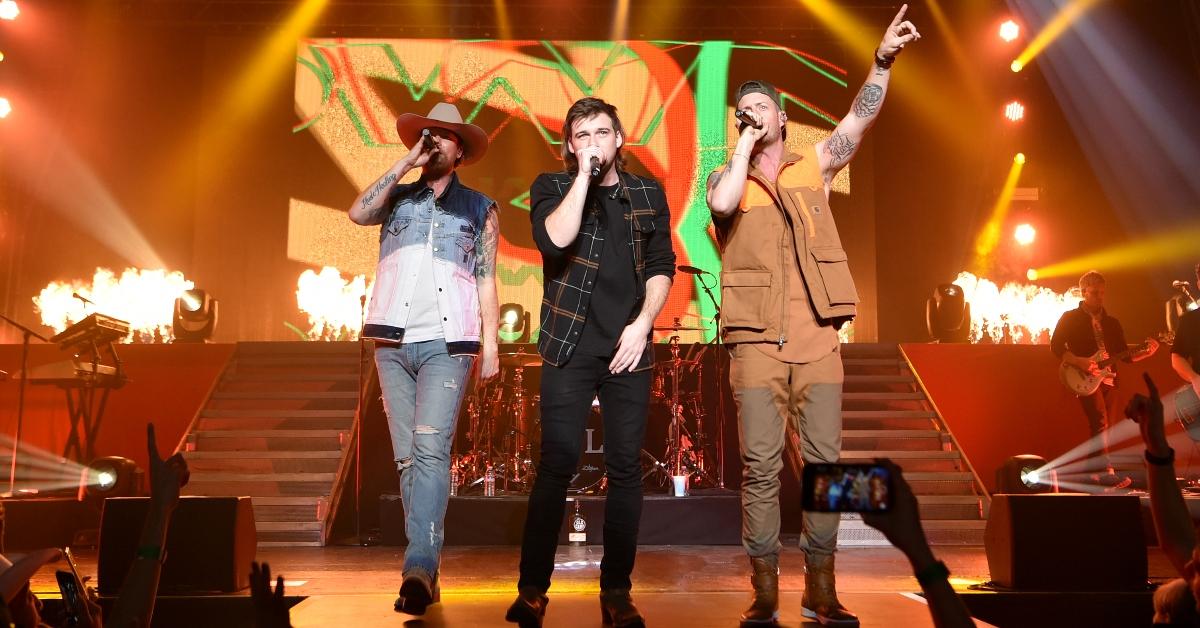 Morgan Wallen performs with Florida Georgia Line in 2019