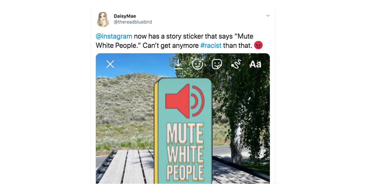 mute white people backlash