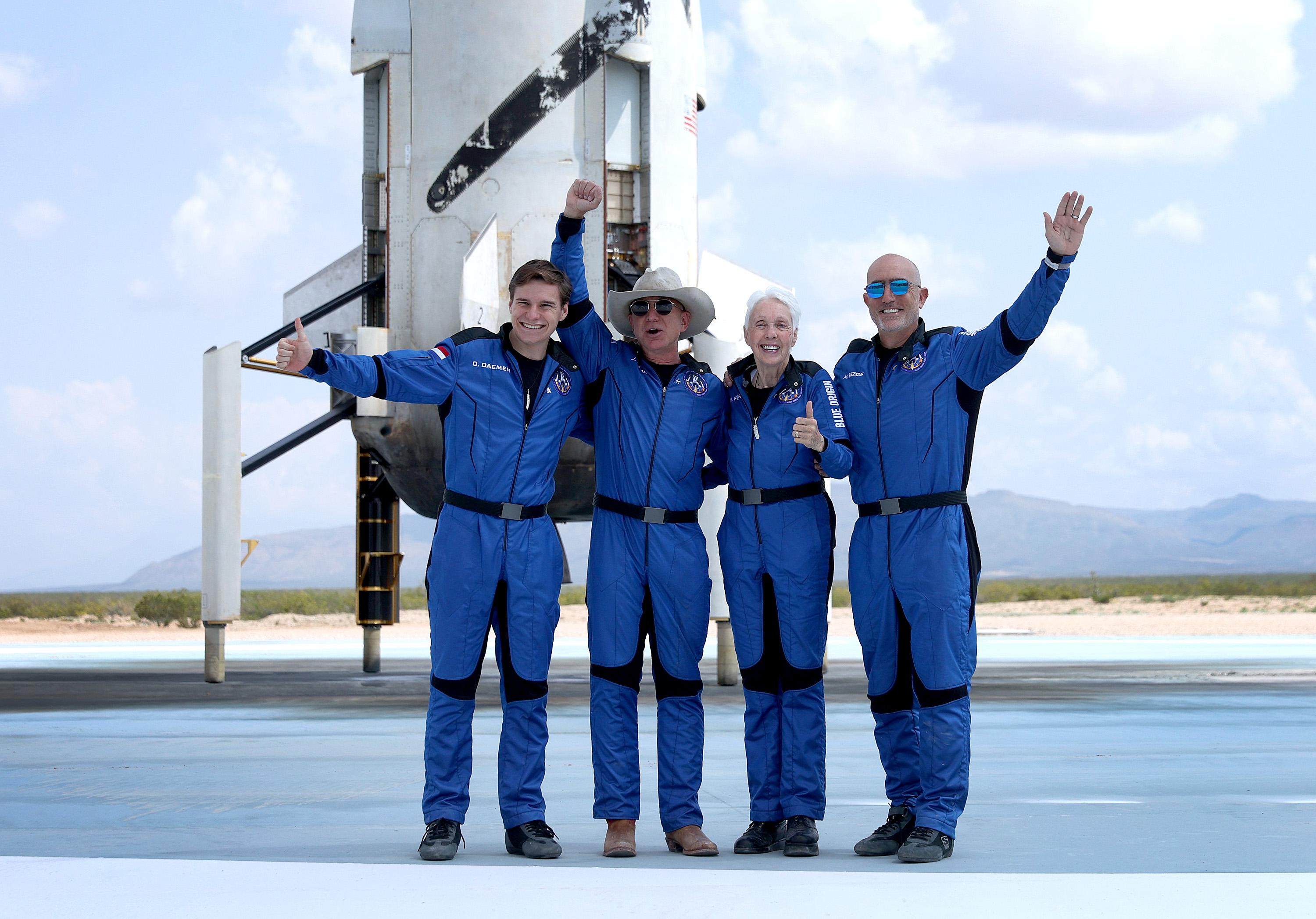 How much does it cost to go to space with Jeff Bezos?