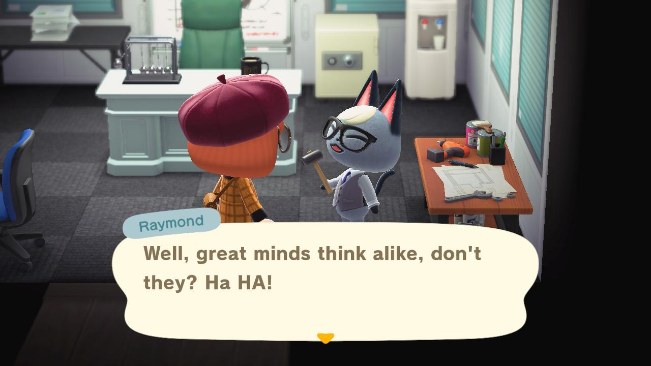 raymond animal crossing