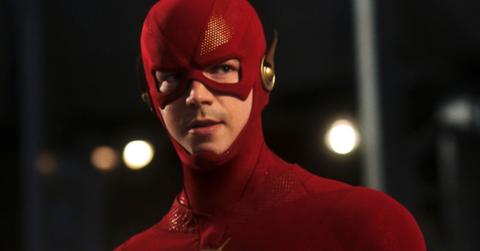 Barry looking for someone on The Flash.