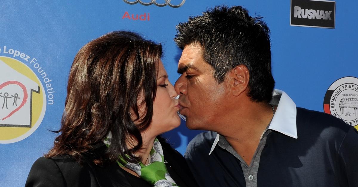 Ann Serrano and George Lopez