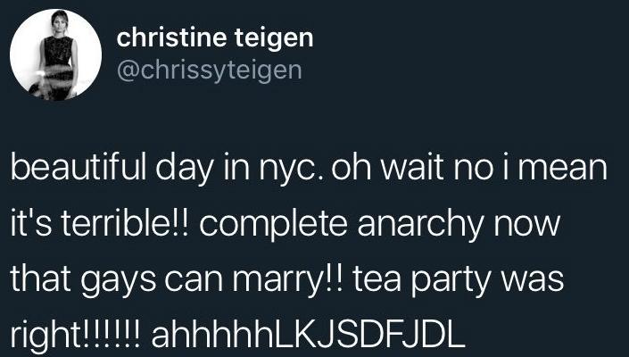 chrissy teigein old tweets