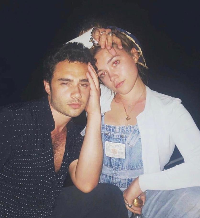 Florence Pugh and her brother Toby Sebastian