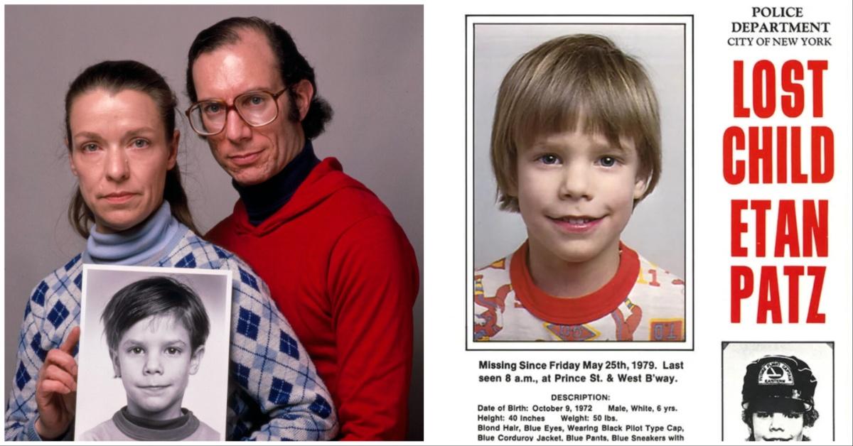 Julie and Stanley Patz pose with a picture of their son, Etan Patz.